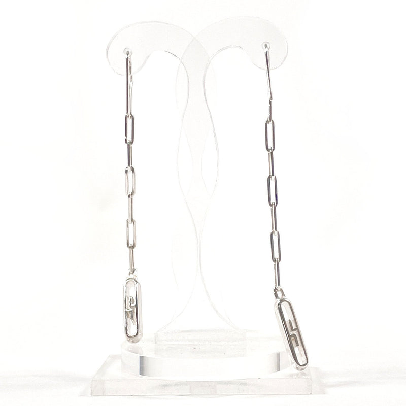 GUCCI earring Logo Swing Chain Silver925 Silver Women Second hand