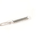 GUCCI earring Logo Swing Chain Silver925 Silver Women Second hand