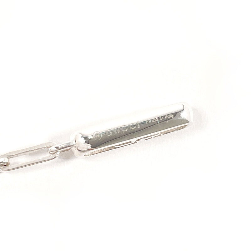 GUCCI earring Logo Swing Chain Silver925 Silver Women Second hand