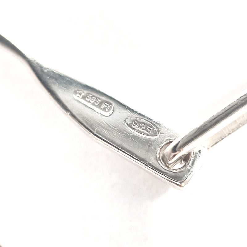 GUCCI earring Logo Swing Chain Silver925 Silver Women Second hand
