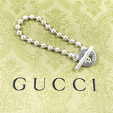 GUCCI bracelet Ball chain Silver925 Silver unisex Second hand