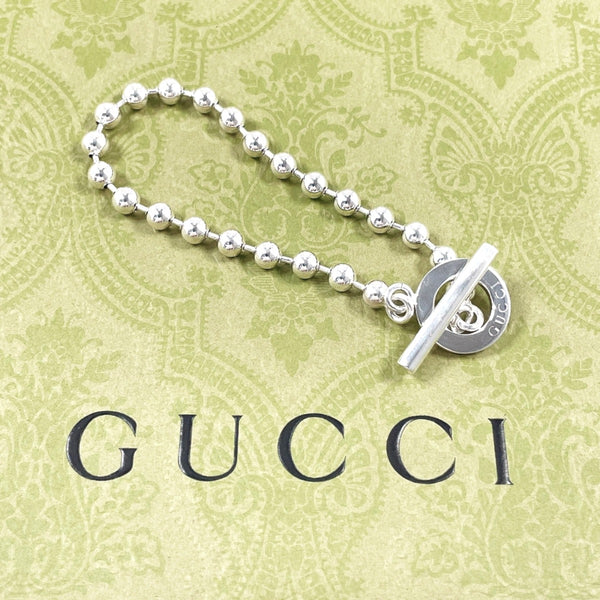 GUCCI bracelet Ball chain Silver925 Silver unisex Second hand