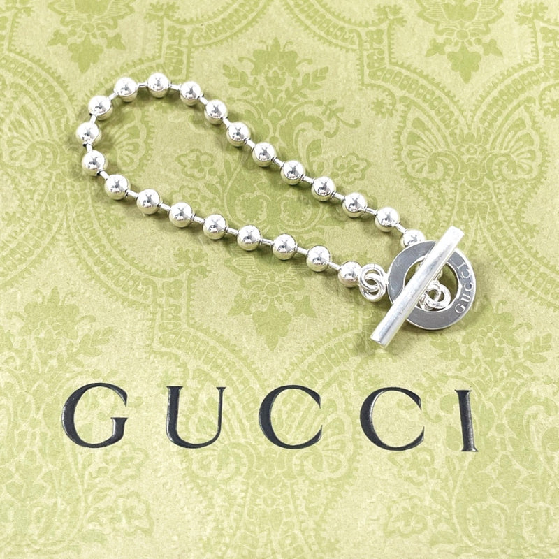 GUCCI bracelet Ball chain Silver925 Silver unisex Second hand