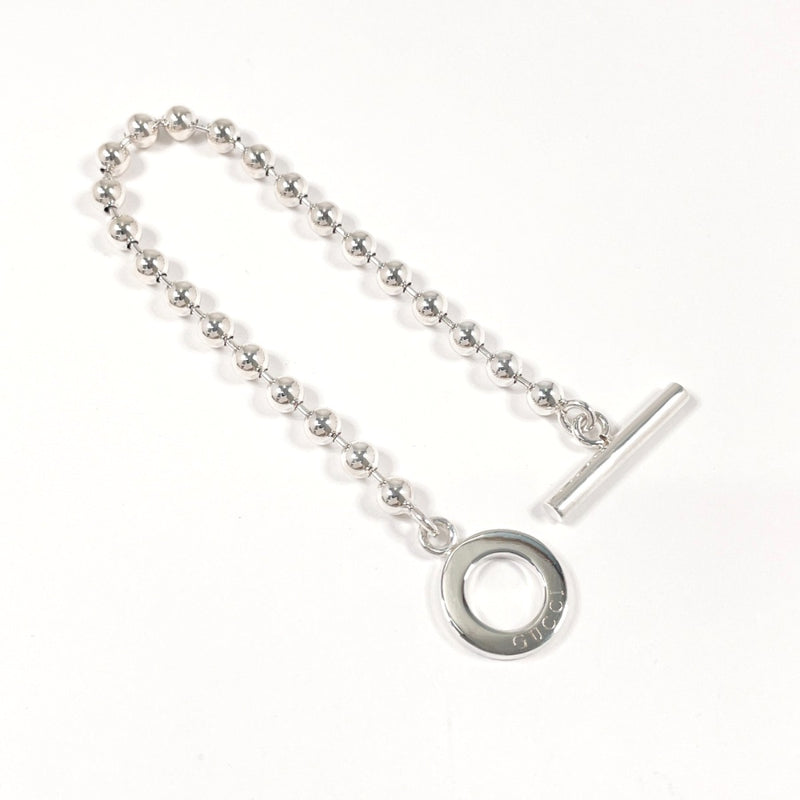 GUCCI bracelet Ball chain Silver925 Silver unisex Second hand