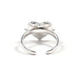 Dior Ring Heart ribbon Silver925 #US 5 Silver Silver Women Second hand