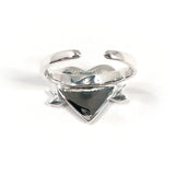 Dior Ring Heart ribbon Silver925 #US 5 Silver Silver Women Second hand