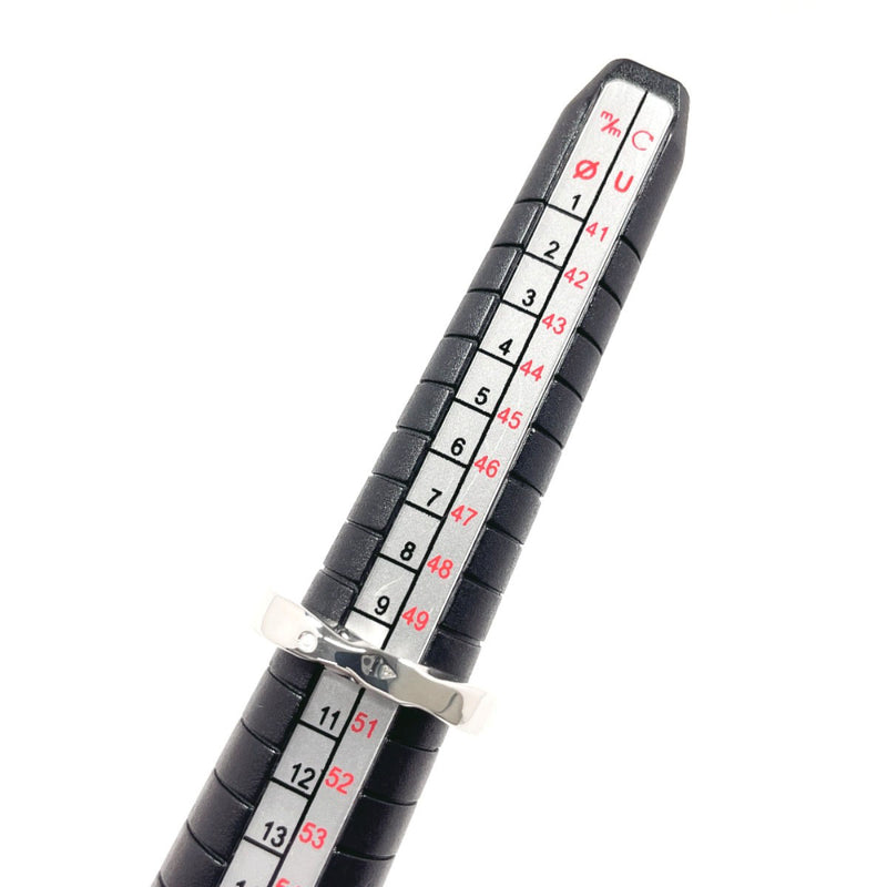 CHANEL Ring Camellia No.5 Clover plate Silver #US 5 1/4 Silver Women Second hand