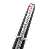 CHANEL Ring Camellia No.5 Clover plate Silver #US 5 1/4 Silver Women Second hand