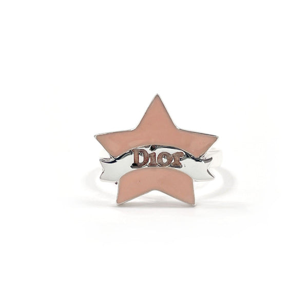 Dior Ring Star ribbon Silver925 #US 5 1/4 Silver Silver Women Second hand