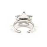 Dior Ring Star ribbon Silver925 #US 5 1/4 Silver Silver Women Second hand