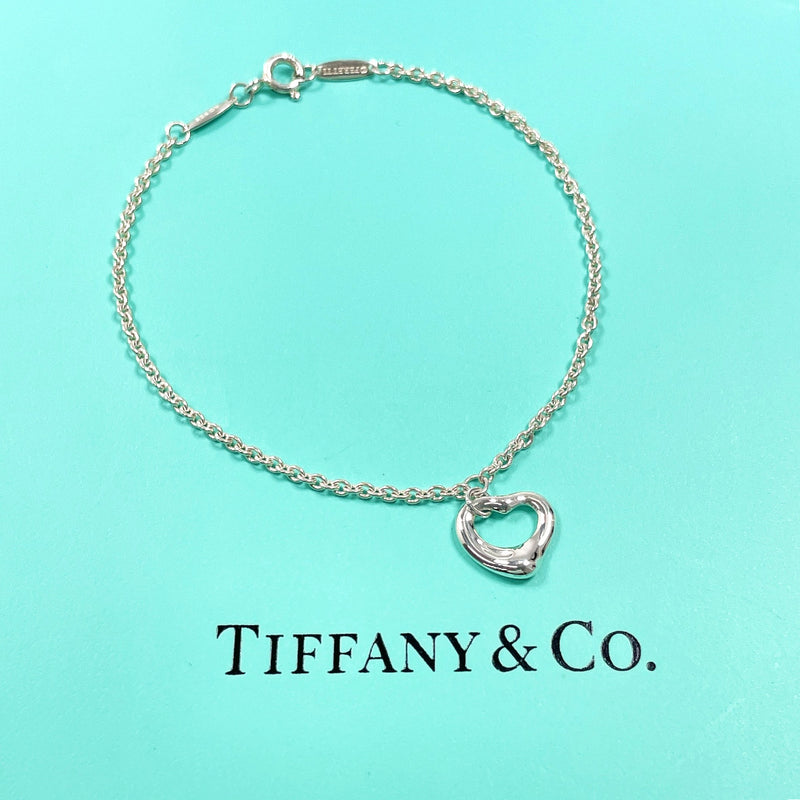 TIFFANY&Co. bracelet Open heart Elsa Peretti Silver925 Silver Women Second hand