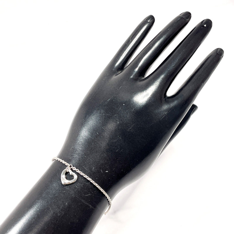 TIFFANY&Co. bracelet Open heart Elsa Peretti Silver925 Silver Women Second hand