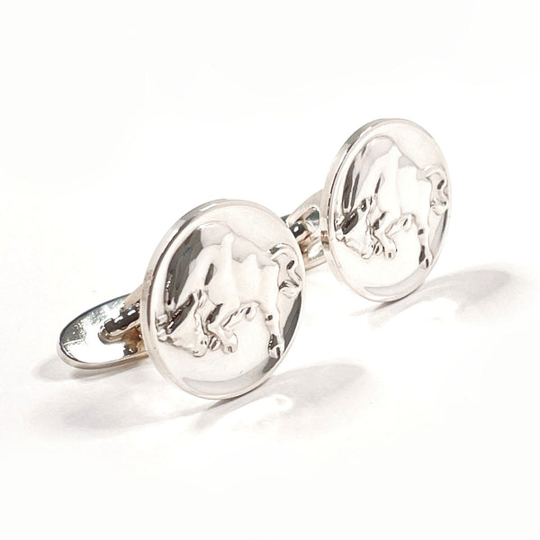 Georg Jensen cuffs Cow motif cufflinks Silver925 Silver mens Second hand