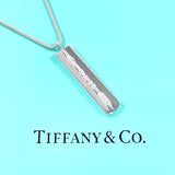 TIFFANY&Co. Necklace 1837 Bar Pendant Silver925 Silver unisex Second hand