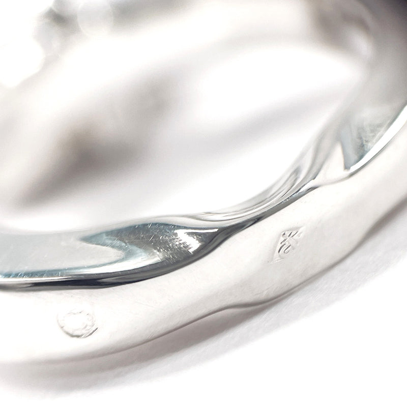 CHANEL Ring Camellia No.5 Clover plate Silver #US 5 3/4 Silver Women Second hand