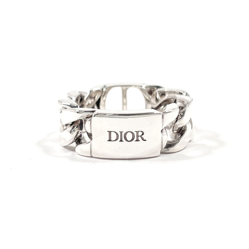 Dior Ring CD Icon Chain Link Silver925 #US 9 Silver mens Second hand