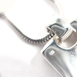 CHANEL Necklace with logo Silver925 Silver Women Second hand