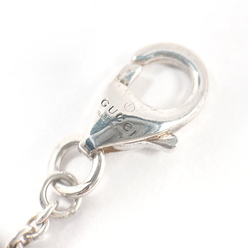 GUCCI bracelet 527393 Double G mother-of-pearl bracelet Silver925/Blue Topaz/Mother of pearl Silver Women Second hand