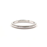 TIFFANY&Co. Ring Milgrain Bundling gathered together Pt950Platinum #US 6 Silver Women Second hand