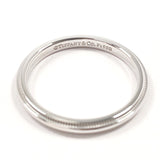 TIFFANY&Co. Ring Milgrain Bundling gathered together Pt950Platinum #US 6 Silver Women Second hand