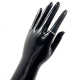 TIFFANY&Co. Ring Milgrain Bundling gathered together Pt950Platinum #US 6 Silver Women Second hand