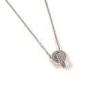 4℃ Necklace Double loop Silver/Stone Silver Women Second hand