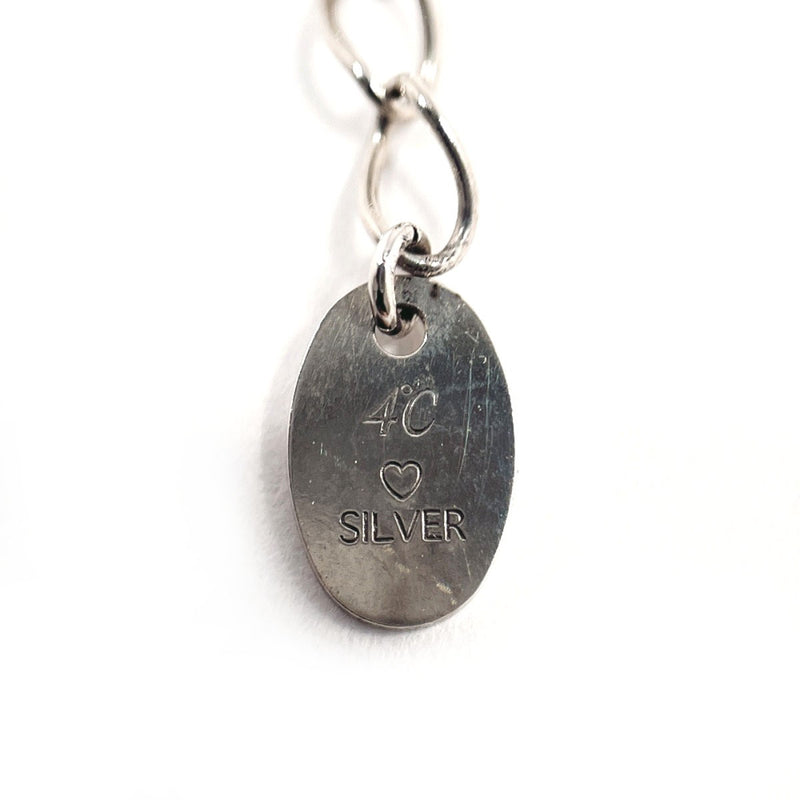 4℃ Necklace Double loop Silver/Stone Silver Women Second hand