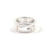 GUCCI Ring Branded Cutout G Silver925 #US 4 3/4 Silver Women Second hand