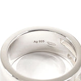 GUCCI Ring Branded Cutout G Silver925 #US 4 3/4 Silver Women Second hand