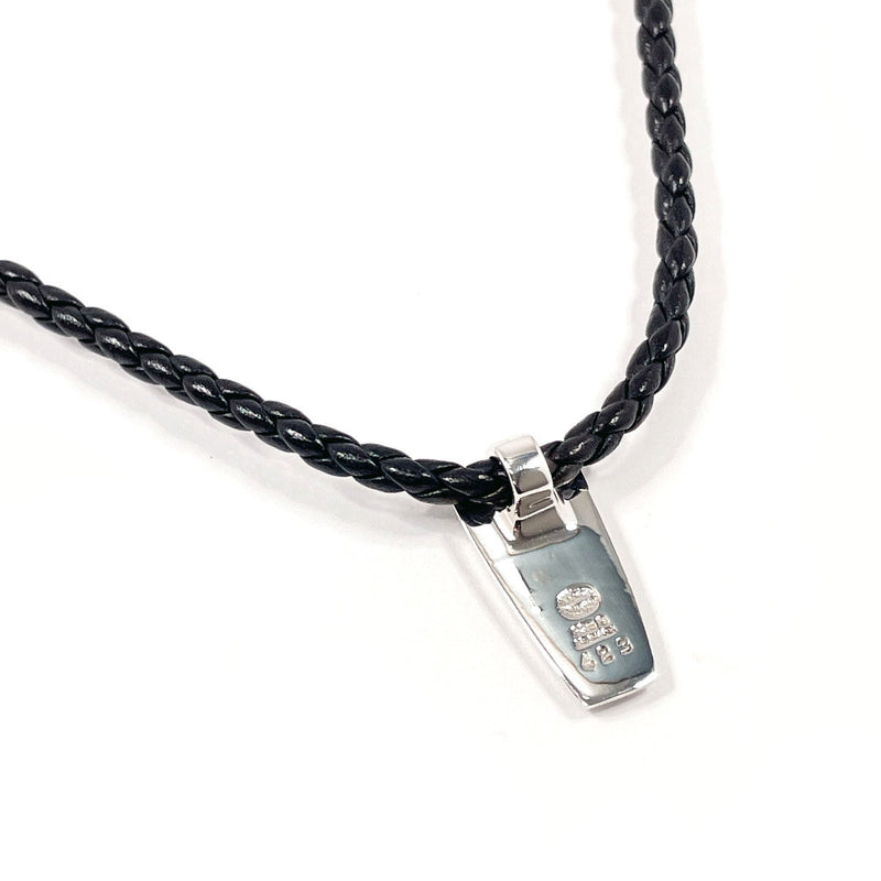 Georg Jensen Necklace Silver925/leather Silver Silver unisex Second hand