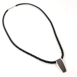 Georg Jensen Necklace Silver925/leather Silver Silver unisex Second hand