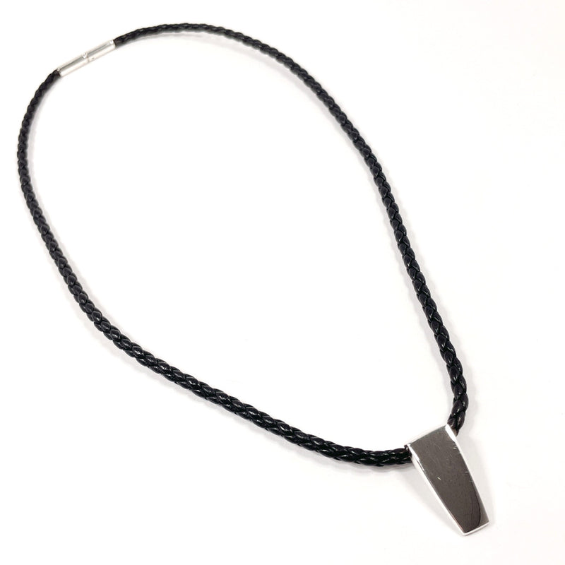 Georg Jensen Necklace Silver925/leather Silver Silver unisex Second hand