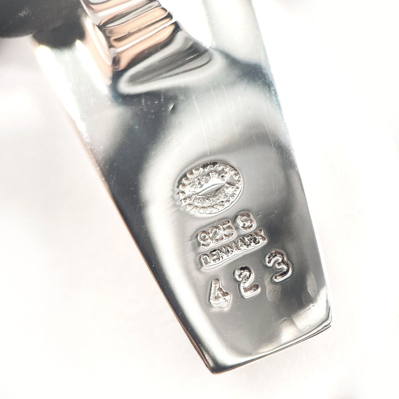 Georg Jensen Necklace Silver925/leather Silver Silver unisex Second hand