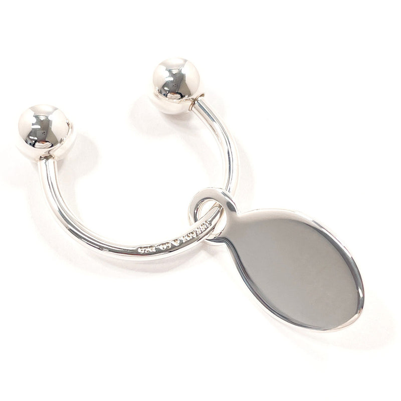 TIFFANY&Co. key ring Oval Tag Screwball Keyring Return to Silver925 Silver unisex Second hand