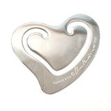 TIFFANY&Co. Other accessories Heart bookmark 50th MIKI Prune since 1972 Silver925 Silver unisex Second hand