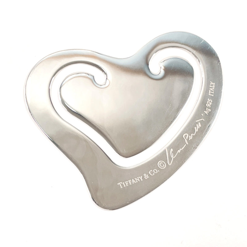 TIFFANY&Co. Other accessories Heart bookmark 50th MIKI Prune since 1972 Silver925 Silver unisex Second hand