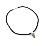 Georg Jensen Necklace 423 Silver925/leather Silver mens Second hand