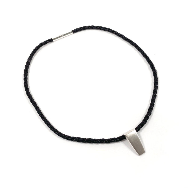 Georg Jensen Necklace 423 Silver925/leather Silver mens Second hand