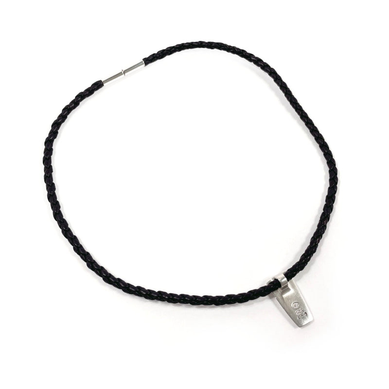 Georg Jensen Necklace 423 Silver925/leather Silver mens Second hand