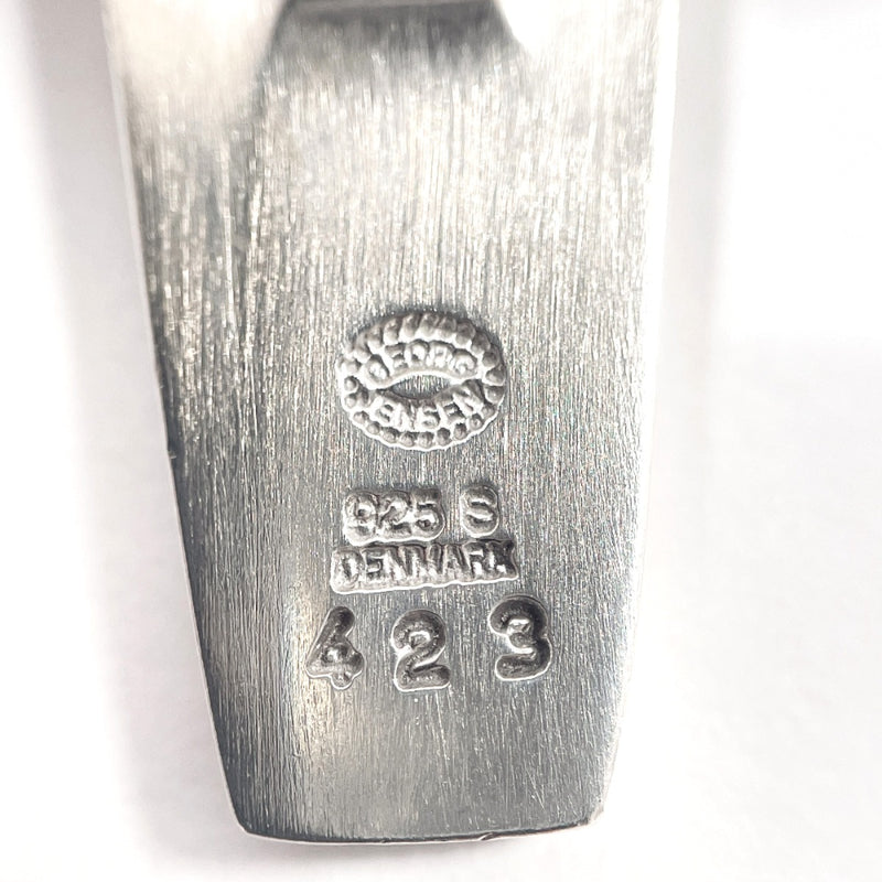 Georg Jensen Necklace 423 Silver925/leather Silver mens Second hand