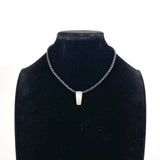 Georg Jensen Necklace 423 Silver925/leather Silver mens Second hand