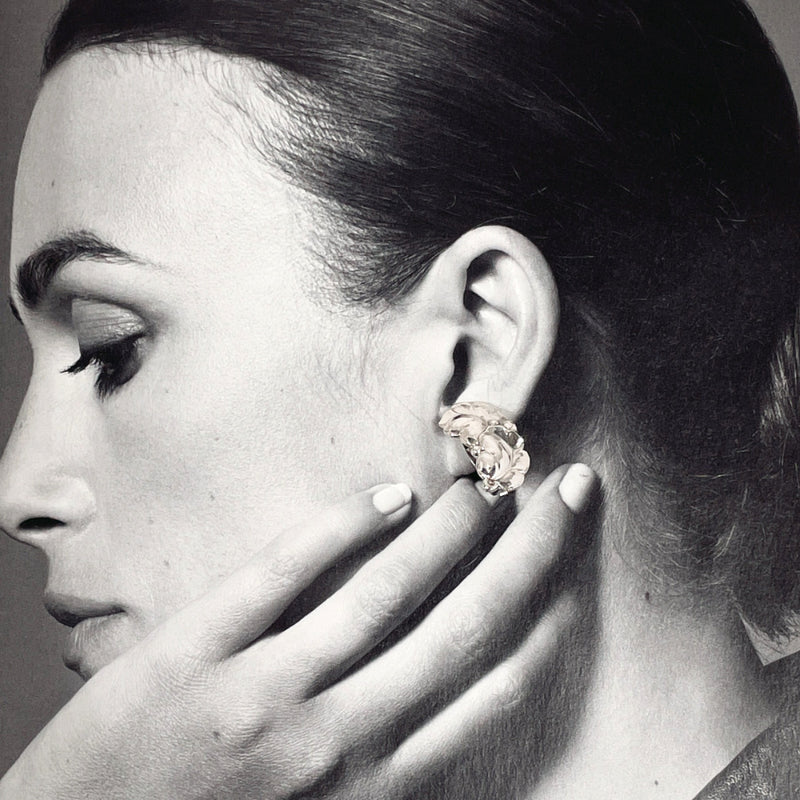 Georg Jensen Earring Moonlight grape Silver925 Silver Women Second hand