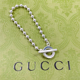 GUCCI bracelet Ball chain Silver925 Silver unisex Second hand