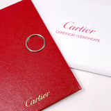 CARTIER Ring B4071956 1895 Wedding Ring Pt950Platinum #US 7 1/4 Silver mens Second hand