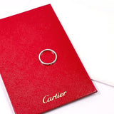 CARTIER Ring B4077751 1895 Wedding Ring Pt950Platinum/diamond #US 5 1/4 Silver Women Second hand