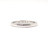 CARTIER Ring B4077751 1895 Wedding Ring Pt950Platinum/diamond #US 5 1/4 Silver Women Second hand