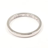 CARTIER Ring B4077751 1895 Wedding Ring Pt950Platinum/diamond #US 5 1/4 Silver Women Second hand
