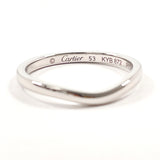 CARTIER Ring CRB4092853 ballerina wedding ring Pt950Platinum #US 6 Silver mens Second hand