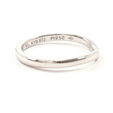 CARTIER Ring CRB4092853 ballerina wedding ring Pt950Platinum #US 6 Silver mens Second hand