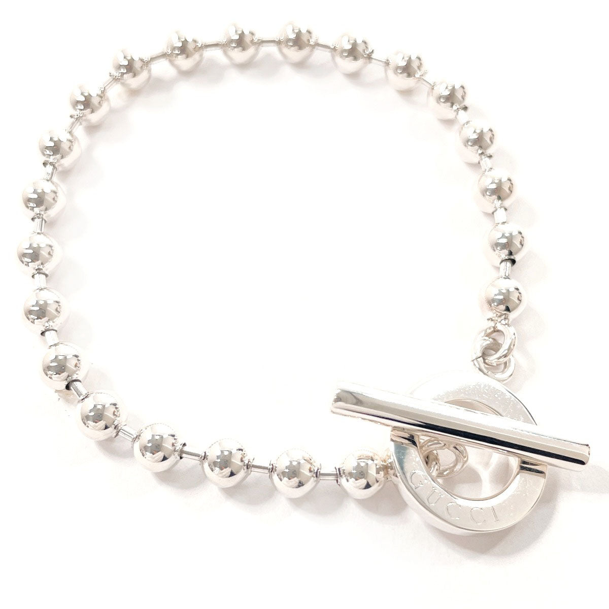 GUCCI bracelet Ball chain Silver925 Silver Women Second hand – JP